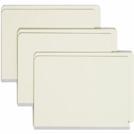 Smead Recycled Fastener Folder: Heavy Duty 1’’ Expansion 25/Box - End Tab Folders