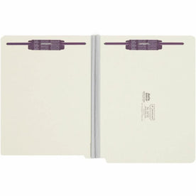Smead Letter Recycled Fastener Folder - 8 1/2’’ x 11’’ - 3’’ Expansion - 2 2S Fastener(s) - 2’’ for - End Tab Location