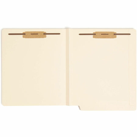 Smead Straight Tab Cut Letter Recycled Fastener Folder - 8 1/2’’ x 11’’ - 1 Expansion - 2 2B Fastener(s) - 2’’