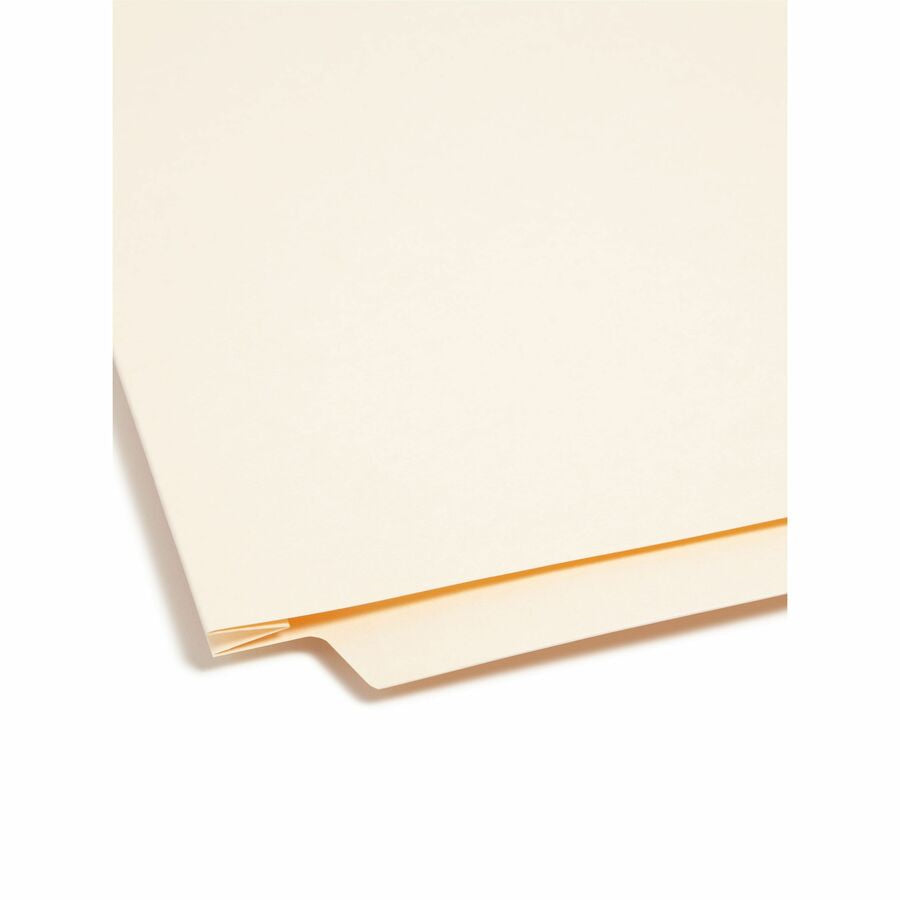 Smead Straight Tab Cut Letter Recycled Fastener Folder - 8 1/2’’ x 11’’ - 1 Expansion - 2 2B Fastener(s) - 2’’