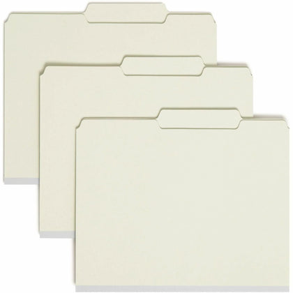 Smead Recycled Fastener Folder - Letter Size - 1’’ Expansion - 25/Box - Folders