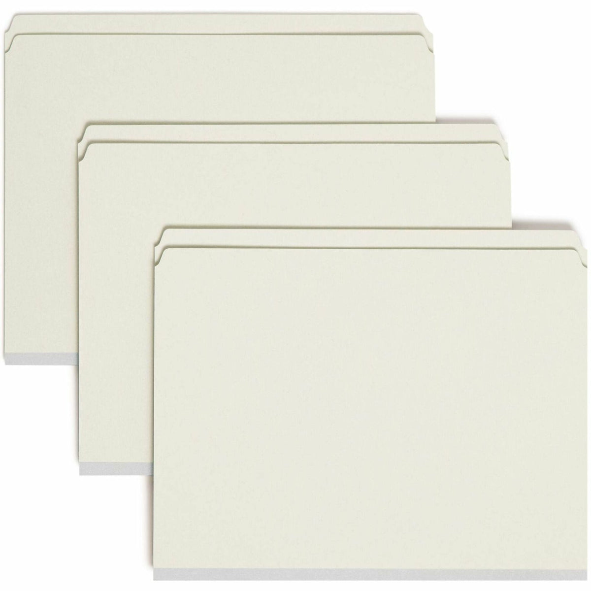 Smead Straight Tab Cut Letter Recycled Fastener Folder - 8 1/2’’ x 11’’ - 2’’ Expansion - 2 2S Fastener(s)