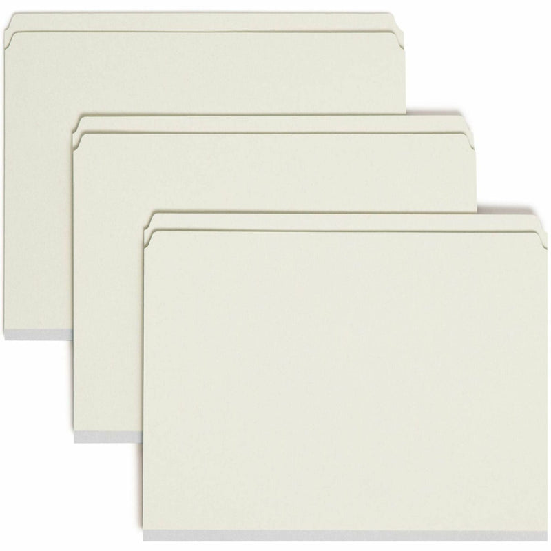 Smead Straight Tab Cut Letter Recycled Fastener Folder - 8 1/2’’ x 11’’ - 2’’ Expansion - 2 2S Fastener(s)