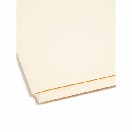 Smead Straight Tab Cut Letter Recycled Fastener Folder - 8 1/2’’ x 11’’ - 2 2B Fastener(s) - 1 Pocket(s) - 11 pt.