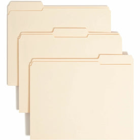 Smead 1/3 Tab Cut Letter Recycled Fastener Folder - 8 1/2’’ x 11’’ - 3/4’’ Expansion - 1 2K Fastener(s) - 2’’