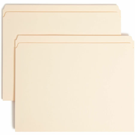 Smead Straight Tab Cut Letter Recycled Fastener Folder - 8 1/2’’ x 11’’ - 3/4’’ Expansion - 1 2K Fastener(s) - 2’’
