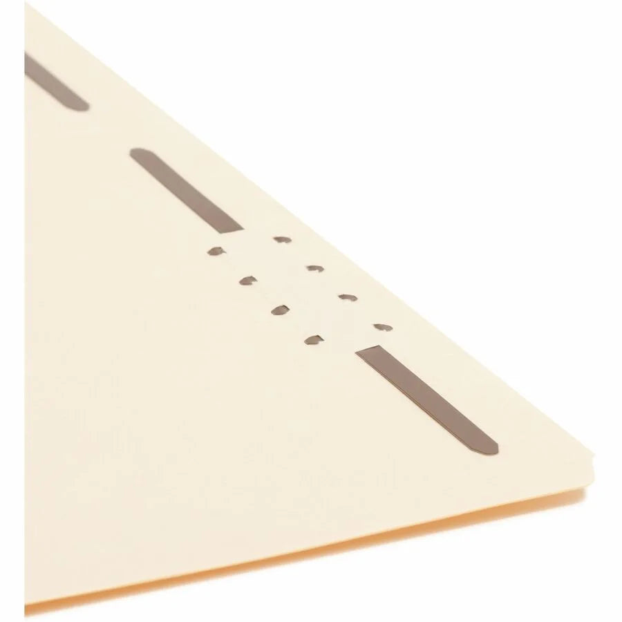 Smead Recycled Fastener Folder - Letter Size 3/4’’ Expansion - 50/Box - Folders