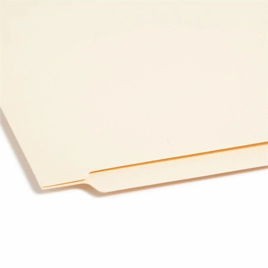 Smead Recycled Fastener Folder - Letter Size 3/4’’ Expansion - 50/Box - End Tab Folders