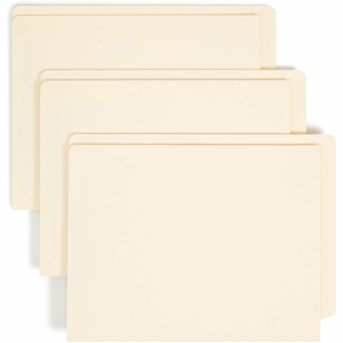 Smead Straight Tab Cut Letter Recycled Fastener Folder - 8 1/2’’ x 11’’ - 3/4’’ Expansion - 1 2B Fastener(s) - 2’’