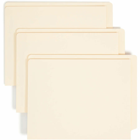 Smead Straight Tab Cut Letter Recycled Fastener Folder - 8 1/2’’ x 11’’ - 3/4’’ Expansion - 1 2B Fastener(s) - 2’’