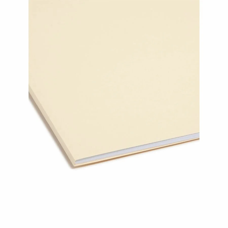 Smead Recycled Fastener Folder - Letter Size 3/4’’ Expansion - Assorted Tab Position - 50/Box - Folders