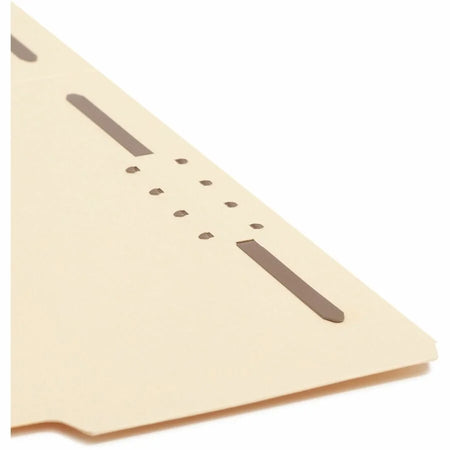 Smead Recycled Fastener Folder - Letter Size 3/4’’ Expansion - Assorted Tab Position - 50/Box - Folders