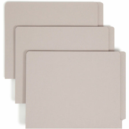 Smead Straight Tab Cut Letter Recycled Fastener Folder - 8 1/2’’ x 11’’ - 3/4’’ Expansion - 2 2B Fastener(s) - 2’’