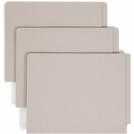 Smead Straight Tab Cut Letter Recycled Fastener Folder - 8 1/2’’ x 11’’ - 3/4’’ Expansion - 2 2B Fastener(s) - 2’’