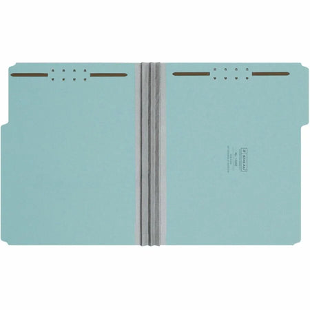 Smead Recycled Fastener Folder - Letter Size 3’’ Expansion - Blue - Folders