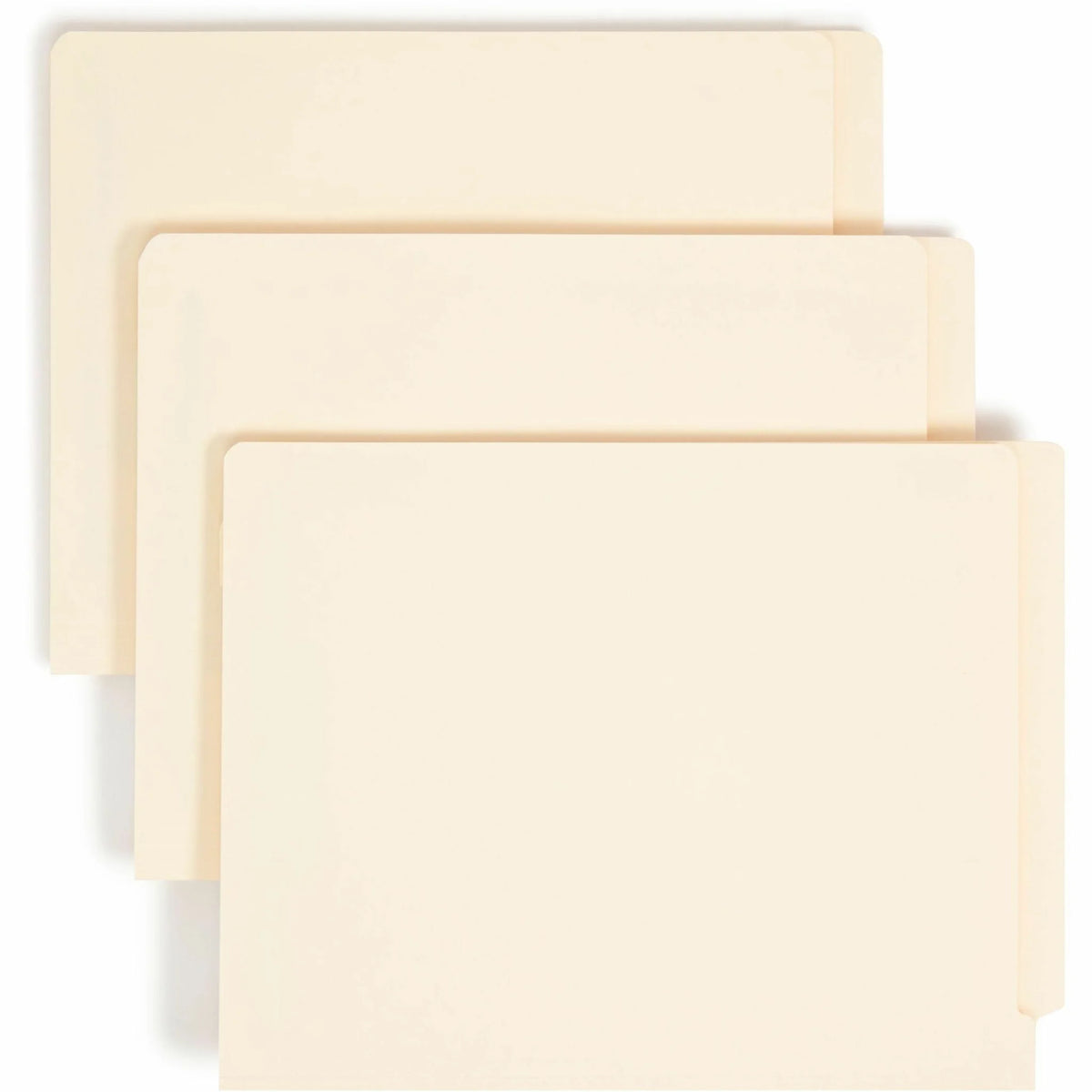 Smead Recycled Fastener Folder - Letter Size End Tab 2 Dividers - 50/Box - Folders