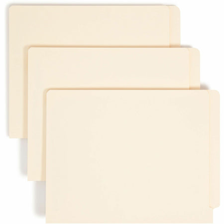 Smead Straight Tab Cut Letter Recycled Fastener Folder - 8 1/2’’ x 11’’ - 3/4’’ Expansion - 2 2B Fastener(s) - 2’’