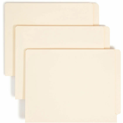 Smead Recycled Fastener Folder - Letter Size End Tab 2 Fasteners - Folders