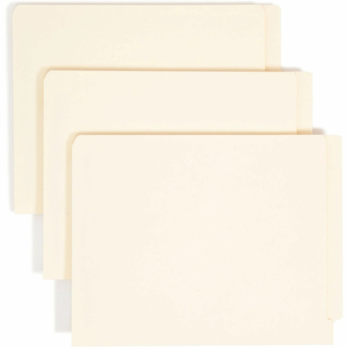 Smead Recycled Fastener Folder - Letter Size End Tab Manila - 50/Box - Folders