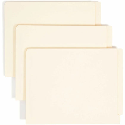 Smead Recycled Fastener Folder - Letter Size End Tab Manila - 50/Box - Folders
