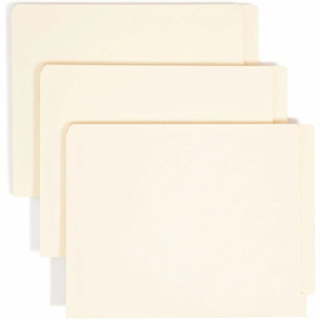 Smead Recycled Fastener Folder - Letter Size End Tab Manila - 50/Box - Folders