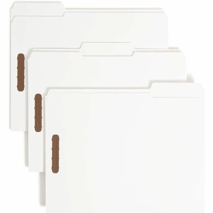 Smead Recycled Fastener Folders - Letter Size 3/4’’ Expansion - 50/Box