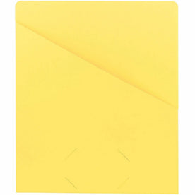 Smead Letter Recycled File Jacket - 8 1/2’’ x 11’’ - 11 pt. - Yellow - 10% - 25 / Pack - Filing Jackets & Pockets