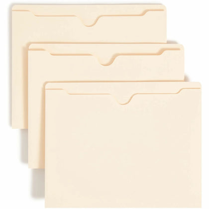 Smead Recycled File Jacket - Letter Size - 1’’ Expansion - 50/Box - Filing Jackets & Pockets