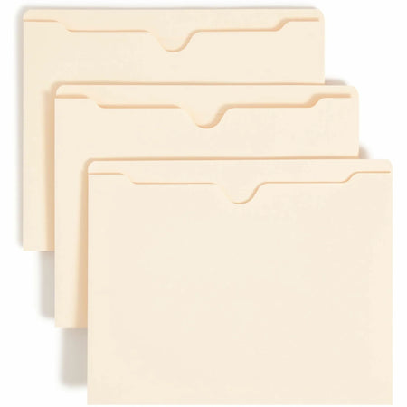 Smead Recycled File Jacket - Letter Size - 1’’ Expansion - 50/Box - Filing Jackets & Pockets