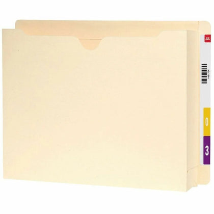 Smead Recycled File Jacket - Letter Size - 2’’ Expansion - 25/Box - End Tab Folders