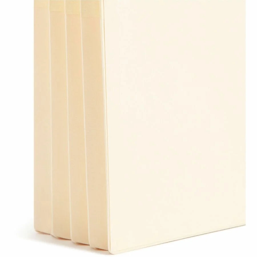 Smead Recycled File Pocket - Letter Size - 3.5’’ Expansion - 25/Box - End Tab Folders