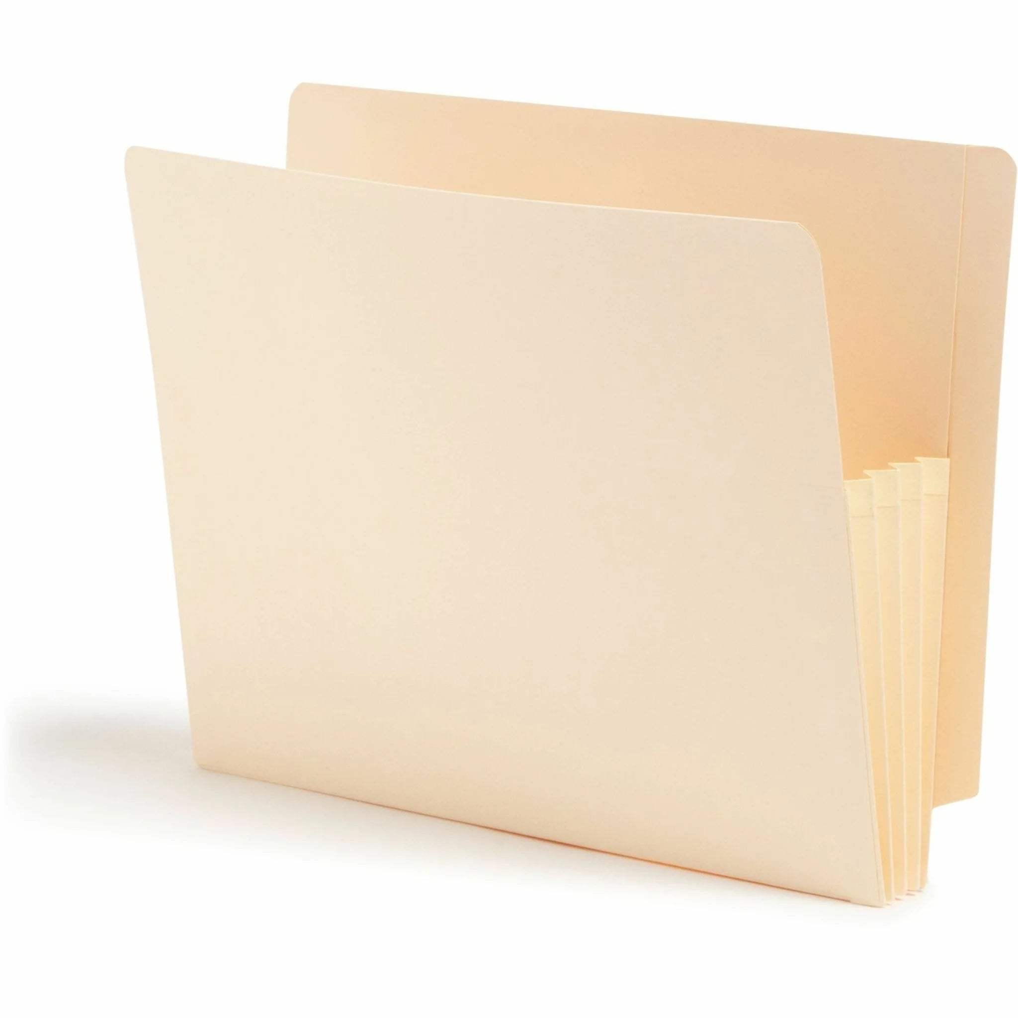 Smead Recycled File Pocket - Letter Size - 3.5’’ Expansion - 25/Box - End Tab Folders