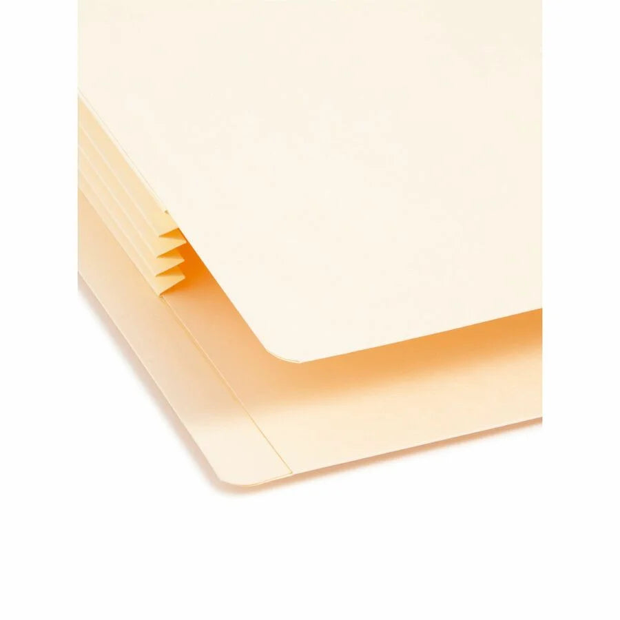 Smead Recycled File Pocket - Letter Size - 3.5’’ Expansion - 25/Box - End Tab Folders