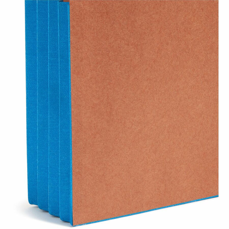 Smead Straight Tab Cut Letter Recycled File Pocket - 8 1/2’’ x 11’’ - 3 Expansion - 1 Pocket(s) - Top Location - End
