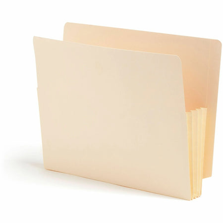 Smead Recycled File Pocket - Letter Size - 3.5’’ Expansion - Reinforced Gusset - End Tab Folders