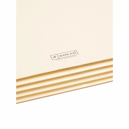 Smead Recycled File Pocket - Letter Size - 3.5’’ Expansion - Reinforced Gusset - End Tab Folders