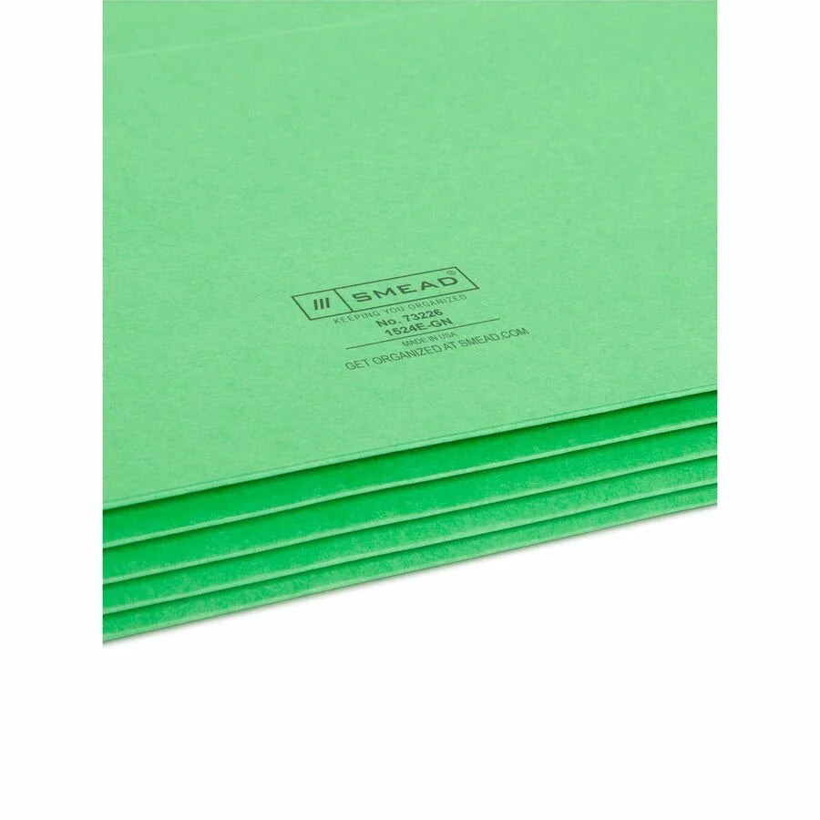 Smead Recycled File Pocket: Letter Size 3.5’’ Expansion Tear Resistant - Filing Jackets & Pockets
