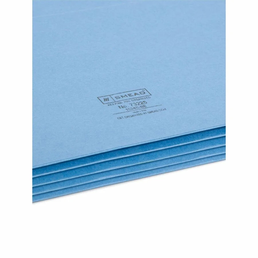 Smead Recycled File Pocket: Letter Size 3.5’’ Expansion Tear Resistant - Filing Jackets & Pockets