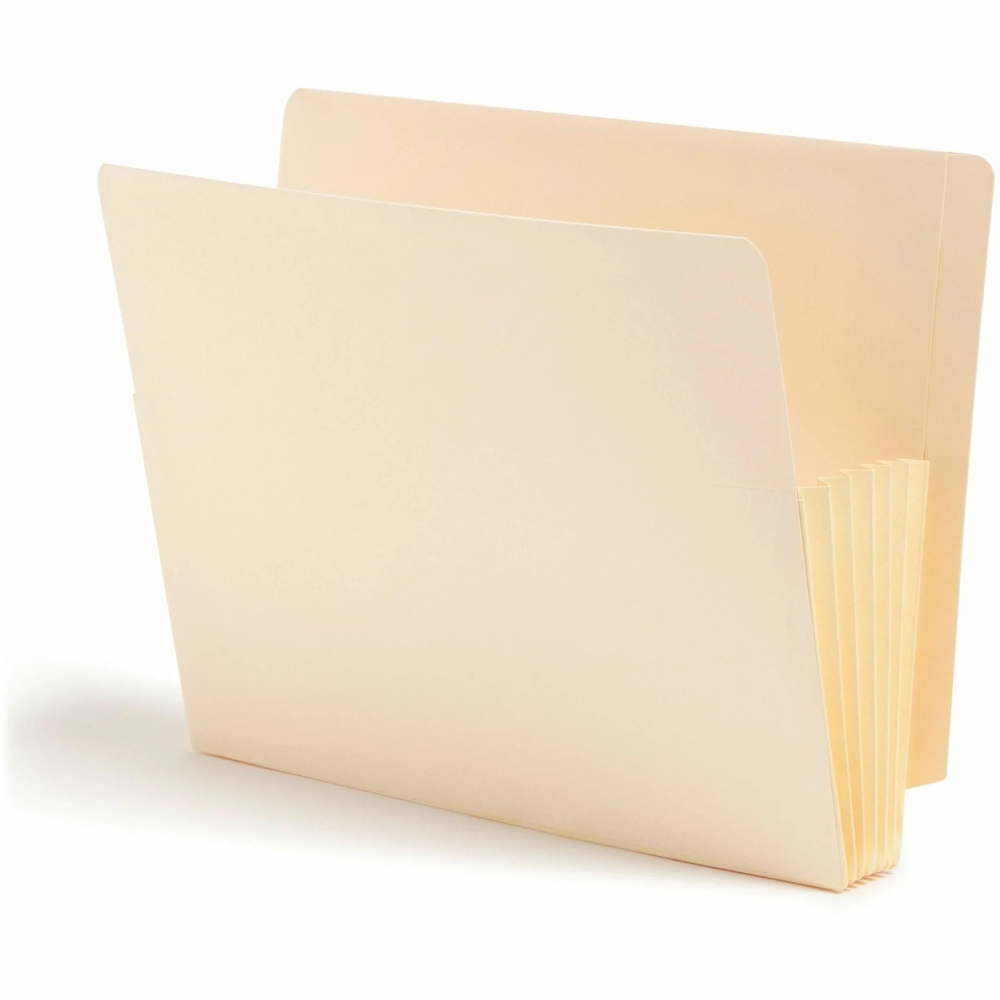 Smead Recycled File Pocket - Letter Size - 5 1/4’’ Expansion - 10/Box - End Tab Folders