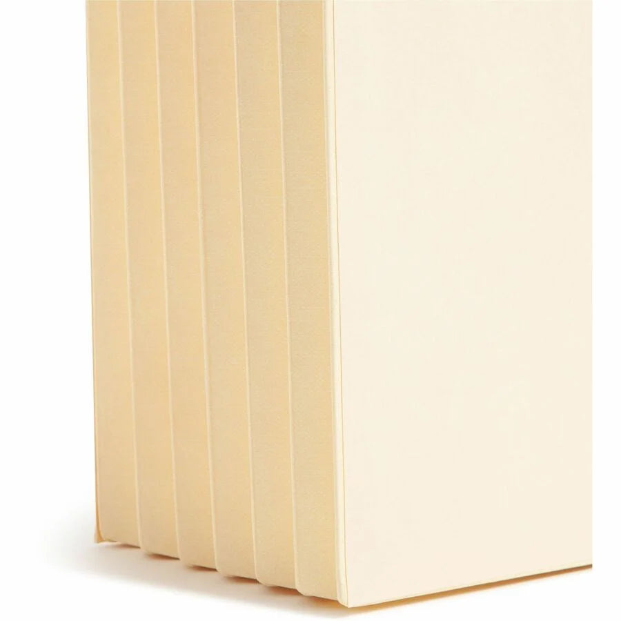 Smead Recycled File Pocket - Letter Size - 5 1/4’’ Expansion - 10/Box - End Tab Folders