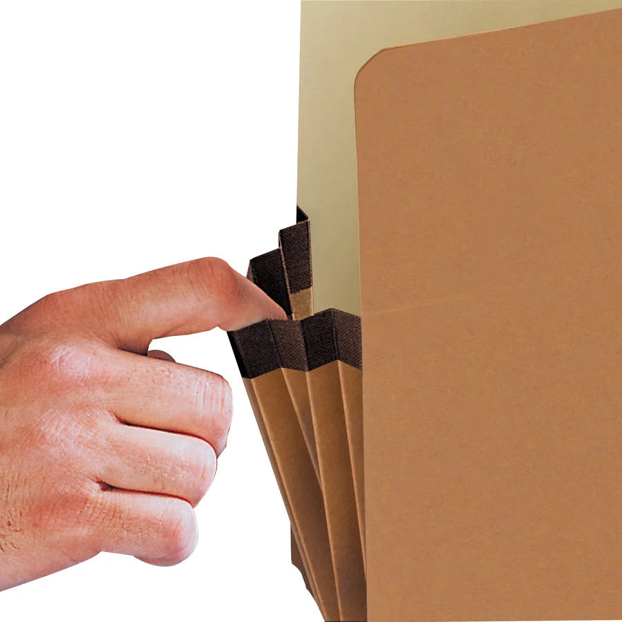 Smead Recycled File Pocket: Letter Size 5.25’’ Expansion Tear Resistant - 50/Box - Filing Jackets & Pockets