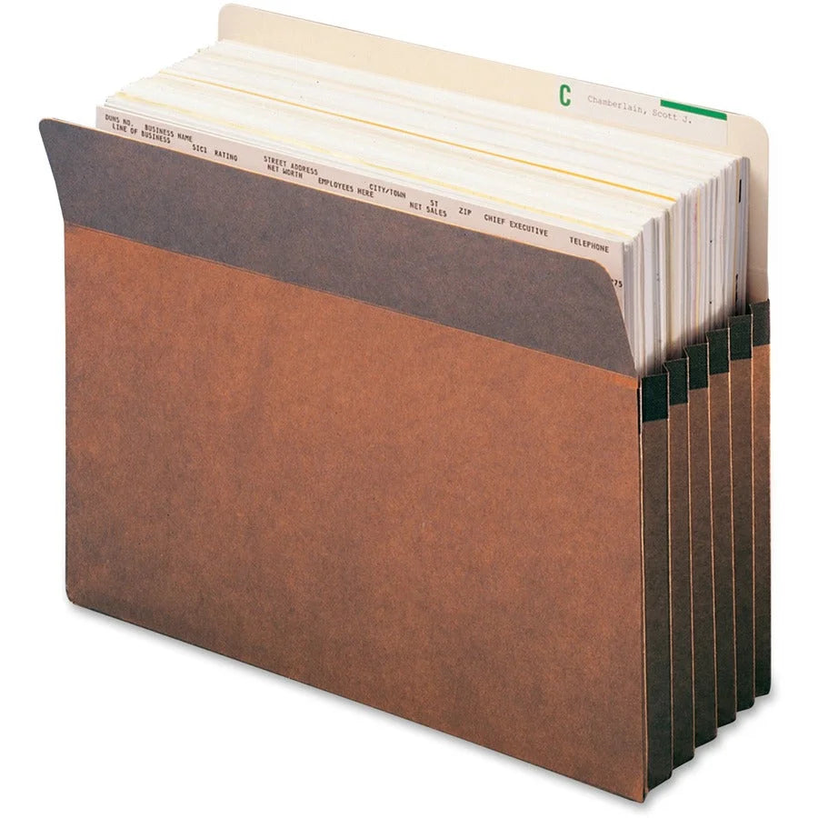 Smead Recycled File Pocket: Letter Size 5.25’’ Expansion Tear Resistant - 50/Box - Filing Jackets & Pockets