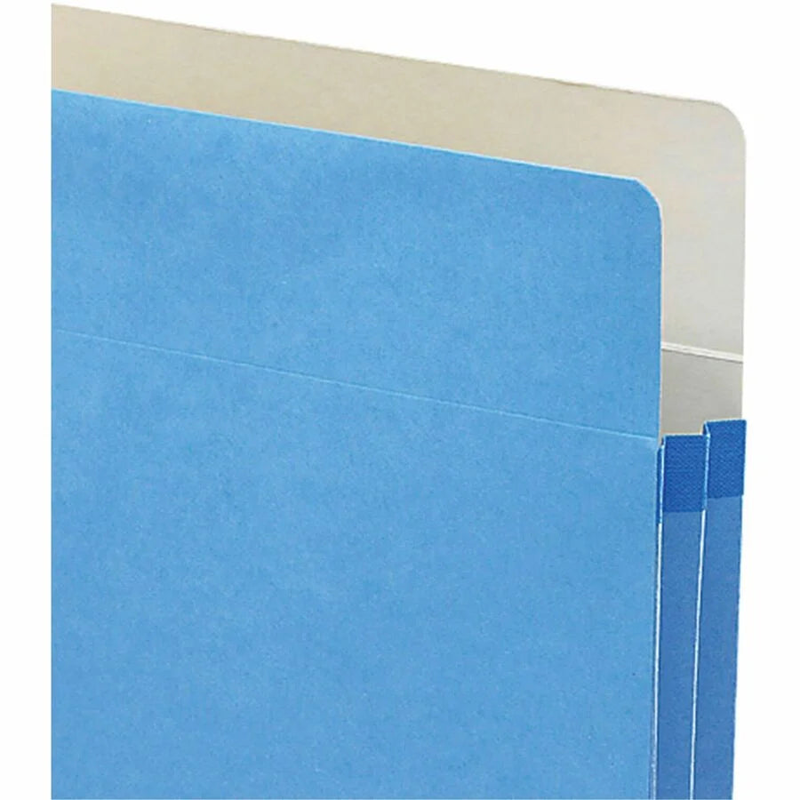 Smead Recycled File Pocket: Letter Size Blue Tear Resistant - Filing Jackets & Pockets
