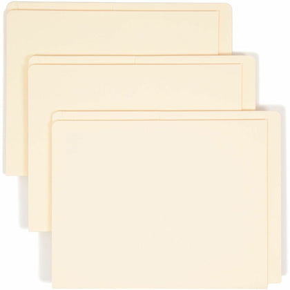 Smead Recycled File Pocket - Letter Size - Heavyweight Manila - 25/Box - Folders