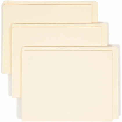 Smead Recycled File Pocket - Letter Size - Heavyweight Manila - 25/Box - Folders