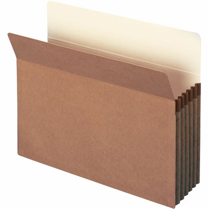 Smead Recycled File Pocket - Redrope 5 1/4’’ Expansion - 10/Box - Expanding Files