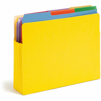 Smead Recycled File Pockets - Letter Size - 3.5’’ Expansion - Tear Resistant - 5 Pack - Filing Jackets &