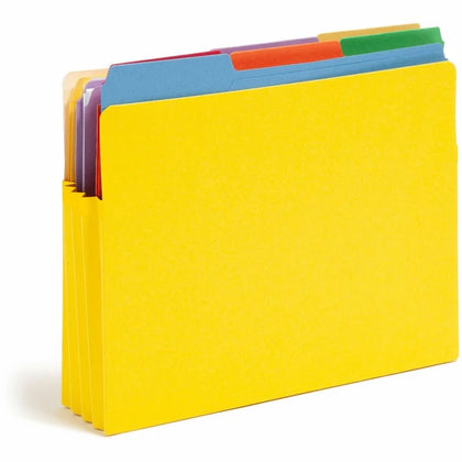 Smead Recycled File Pockets - Letter Size - 3.5’’ Expansion - Tear Resistant - 5 Pack - Filing Jackets &
