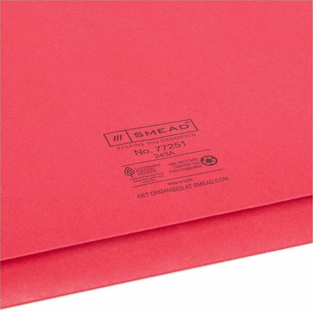 Smead Recycled File Wallet - 11 3/4’’ x 9 1/2’’ - 2’’ Expansion - pt. - Blue Green Red Yellow - Expanding Files
