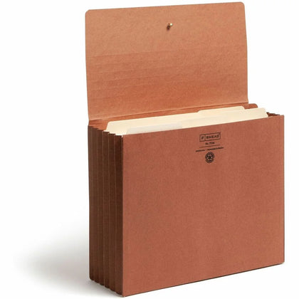 Smead Recycled File Wallet: 8 1/2’’ x 11’’ 5 1/4’’ Expansion Redrope - Tear Resistant Elastic Closure - Expanding Files